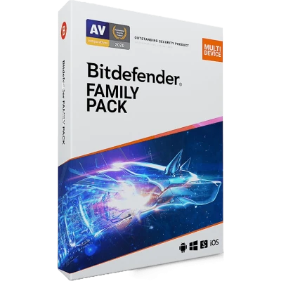 Bitdefender Family Pack Key (1 Year / 15 Devices)
