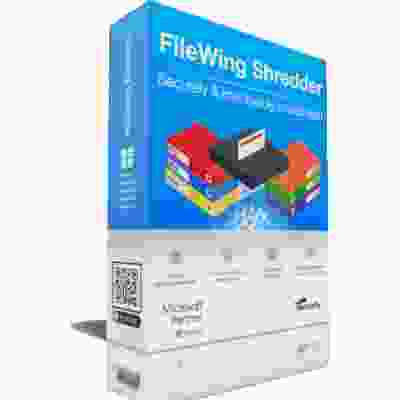 alt=FileWing Shredder - Secure file shredder software.