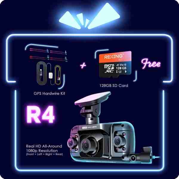 Rexing R4 4 Channel Dash Cam