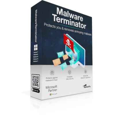 alt=Microsoft partner Malware Terminator by Abelssoft - a powerful tool to protect your computer from malware threats.