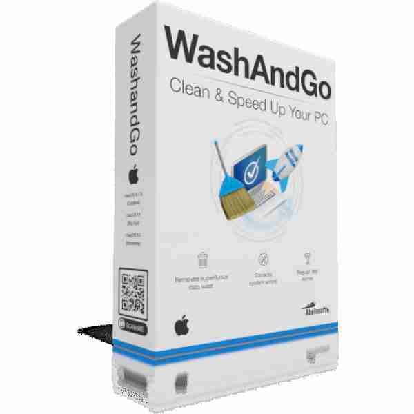 alt=washandgo - clean up your PC. A powerful software by Abelssoft for optimizing and maintaining your computer.