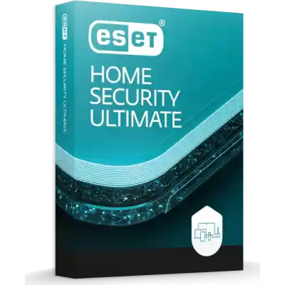 alt=ESET Home Security Ultimate Box: A comprehensive home security solution for ultimate protection.