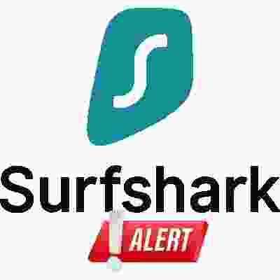 alt=Surfshark Alert logo: A sleek logo featuring the Surfshark Alert branding, representing security and vigilance.