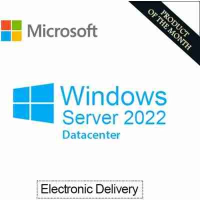 alt=Windows Server 2020 Data Center - 1 year. Additional information: Windows Server 2022 Datacenter.