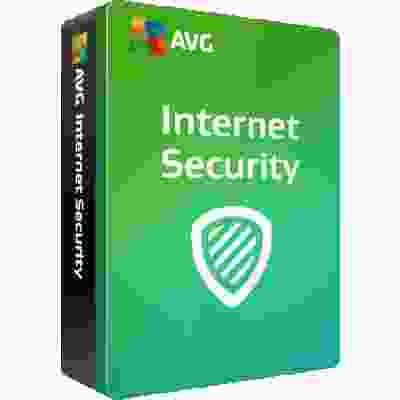 alt="A box of AVG Internet Security, a comprehensive software package for protecting your computer and data online."