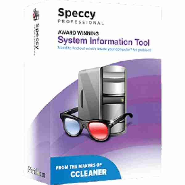 alt=Spacy system information tool: CCleaner Speccy.