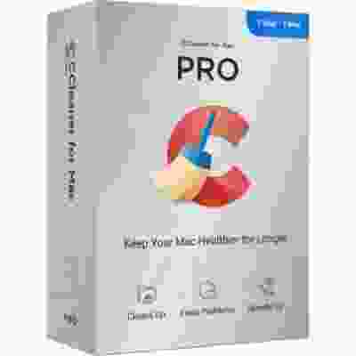 alt=CCleaner Pro for Mac software box featuring advanced features for enhanced performance and optimization