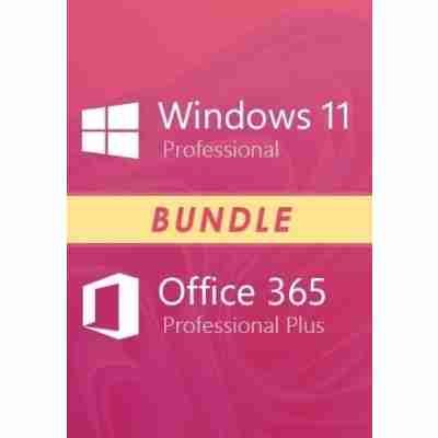 alt= Windows 11 Pro and Office 365 Pro Plus bundle with 1-year subscription