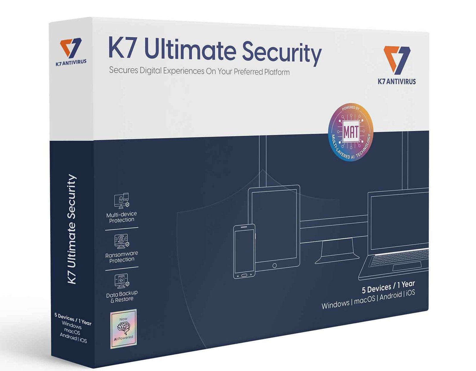 alt=1. A sleek black K7 Ultimate Security Box with advanced security features to keep your valuables safe and secure.