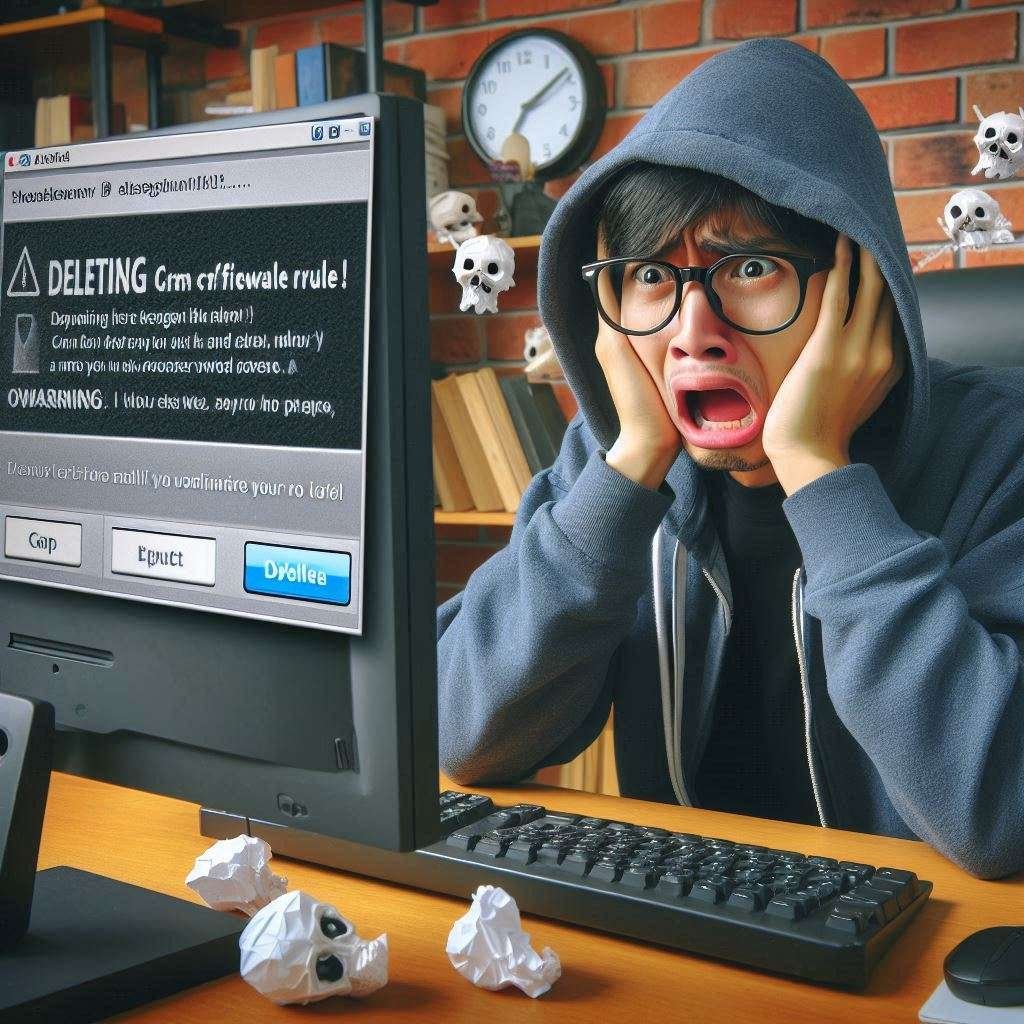 alt=1. A man wearing a hoodie is seated at a desk, focused on his computer screen.