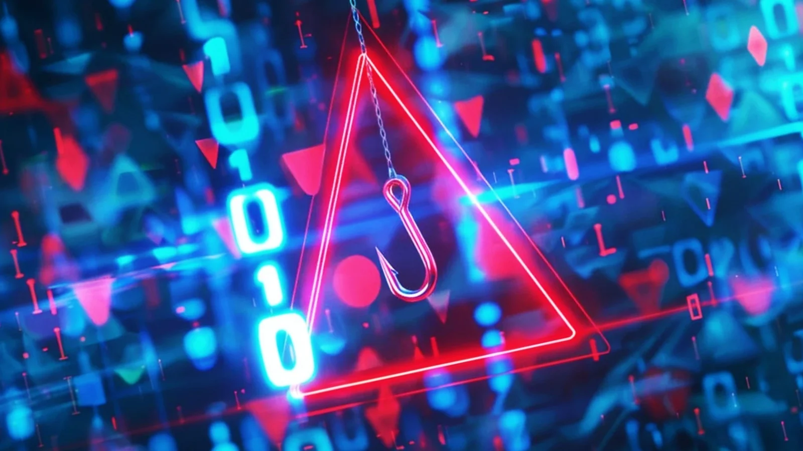 alt=1. A red triangle featuring a prominent hook attached to its base, symbolizing strength and stability.