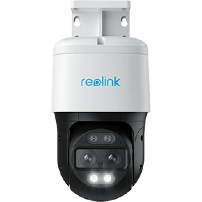 alt= A Reolink IP camera designed for security monitoring, highlighting its modern aesthetics and functionality in surveillance.