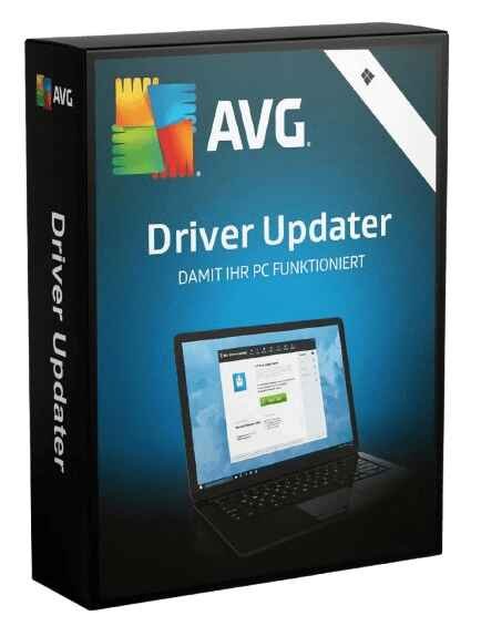 alt=Visual representation of AVG Driver Updater highlighting the process of updating drivers for improved device performance.