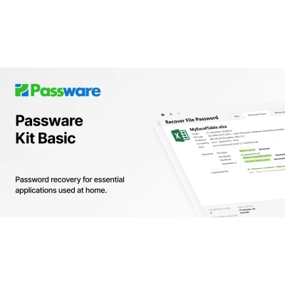 alt=1. Basic password recovery kit by Passwares, designed for efficient and effective password retrieval solutions.