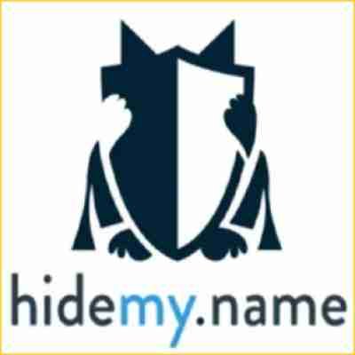 alt=Logo of "hidemy.name," featuring a stylized frog holding a shield, symbolizing online privacy and security.