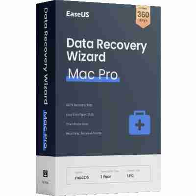 alt=EaseUS Data Recovery Wizard interface on Mac Pro, showcasing data recovery options and user-friendly navigation.
