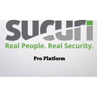 alt=Logo of Sucuri with the tagline "Real People. Real Security." and "Pro Platform" highlighted beneath it.